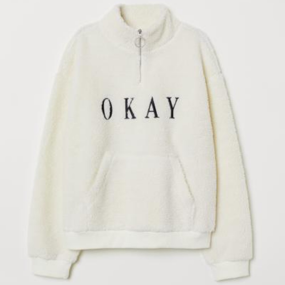 NWT super cozy half-zip cozy sweater